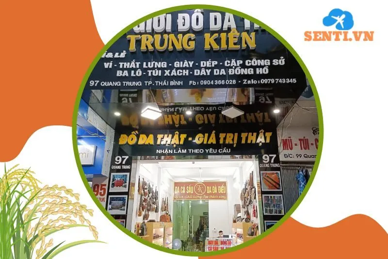 Trung Kiên - Thế giới đồ da thật tại Thái Bình